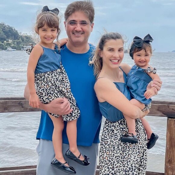 Mommy and Me Dresses Kids and Adults Sleeveless Leopard Solid Tank - Picture 6 of 6